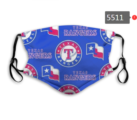 2020 MLB Texas Rangers #3 Dust mask with filter